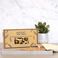 Levandulově-Pšeničný Terapeutický Polštářek na Oči -Noční Leopard