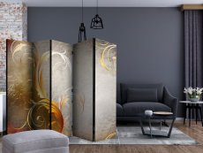 Artgeist Paraván - Gold letters [Room Dividers]