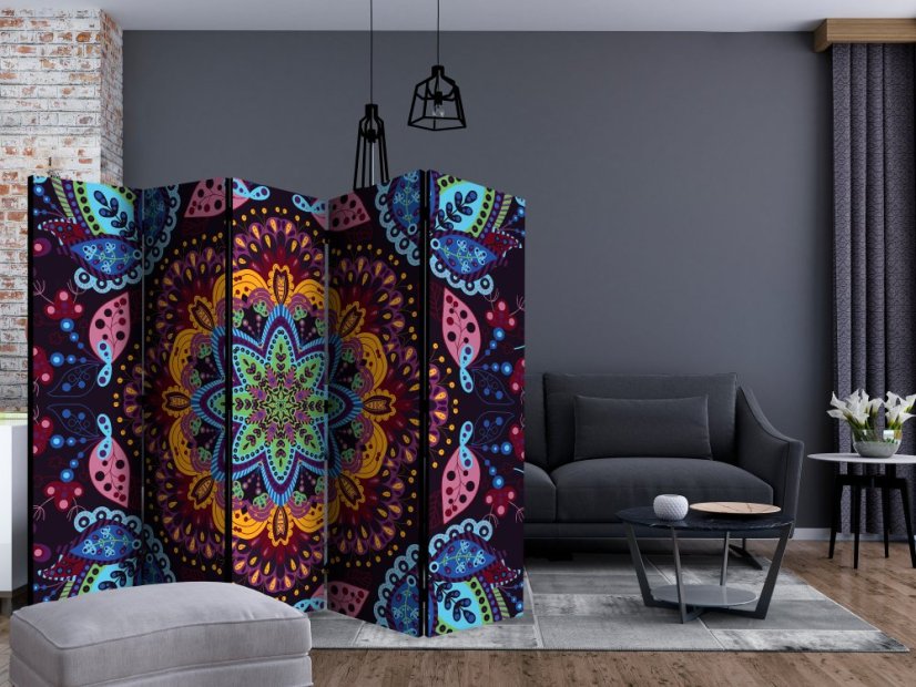 Artgeist Paraván - Colourful Kaleidoscope II [Room Dividers]