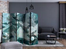 Artgeist Paraván - Concrete Cubes (Green) [Room Dividers]