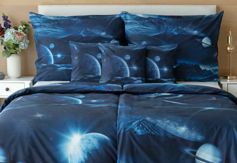 Matějovský posteľné obliečky Bavlna Deluxe Galaxia