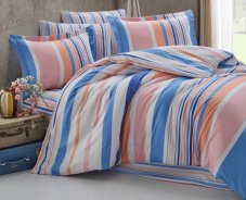 Povlečení bavlna Mart Blue-pink