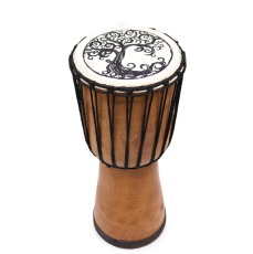 Ručně Vyrobený Buben Djembe - Výška 40 cm