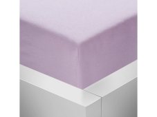 Jersey napínacie prestieradlo s lycrou - svetlo fialové 175 g / m2