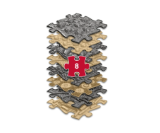 Set ortopedických podložiek - Natural