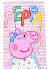 Dětský ručník Prasátko Pepina Narozeninová Oslava 30x50 cm