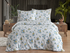 Krepové povlečení Olivie blue