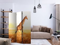 Artgeist Paraván - giraffe - walk [Room Dividers]
