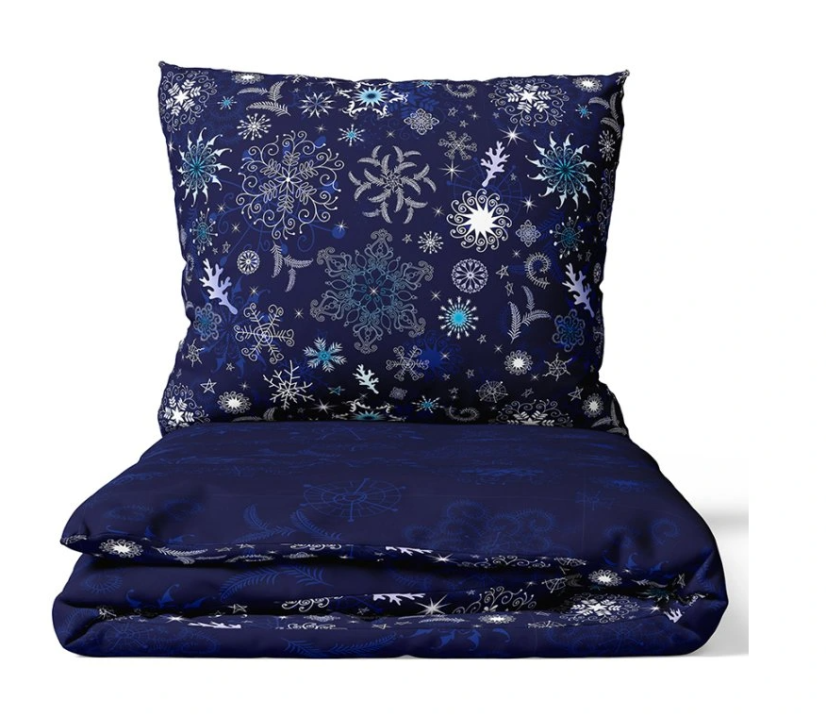 Bavlněné povlečení Ledové Vločky  140x200/70x90 cm