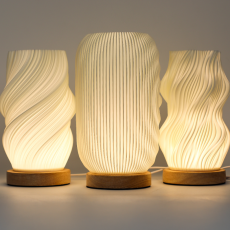 Vlnková Lampa - USB - 3 Nastavenia – Oblak Skrútený