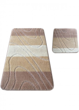 Protišmyková kúpeľňová predložka bežová - Montana 05