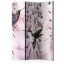Artgeist Paraván - Flying Hummingbirds (Pink) [Room Dividers]