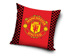 Fotbalový polštářek Manchester United Logo 40x40 cm