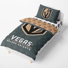 HOKEJOVÉ POVLEČENÍ NHL Vegas Golden Knights Shields 140x200/70x90 cm