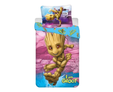 Obliečky Groot I am Groot 140x200, 70x90 cm
