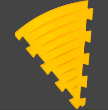 Masážna podložka Ortek Dinosaury Puzzle 10 prvkov+ 6 trojuholníkov