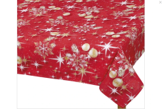 Vianočný obrus gule zlaté