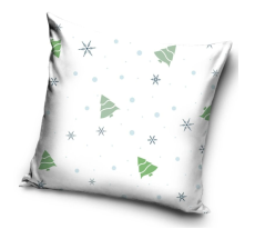 Vianočný vankúš 40x40 cm Biele Vianoce