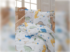 Bavlněné dětské povlečení Dino 140x200/70x90 cm