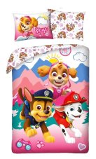 Obliečky Paw Patrol pink, 140x200/70x90 cm