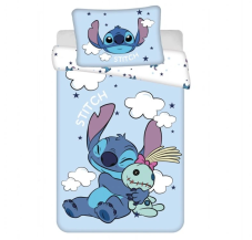 Povlečení do postýlky Lilo a Stitch Clouds baby 100x135, 40x60 cm