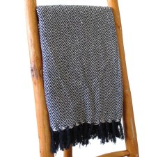Boho Pohodlný Přehoz - 125 x 150 cm - Námořnická cik-cak