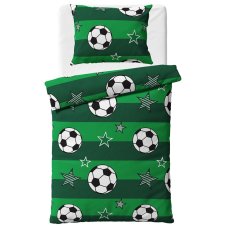 Bavlnené obliečky Futbal 140x200/70x90 cm