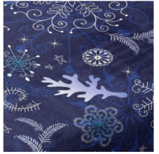 Mikroplyšová deka Ledové Vločky 150x200 cm