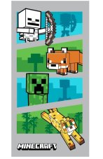 Detská osuška Minecraft Zvieratká 70x140 cm