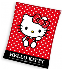 Detská deka Hello Kitty Red 150x200 cm