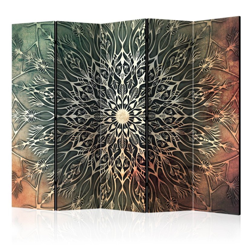 Artgeist Paraván - Center (Green) II [Room Dividers]