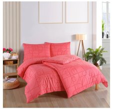 Bavlnené obliečky Geo Sunset Coral